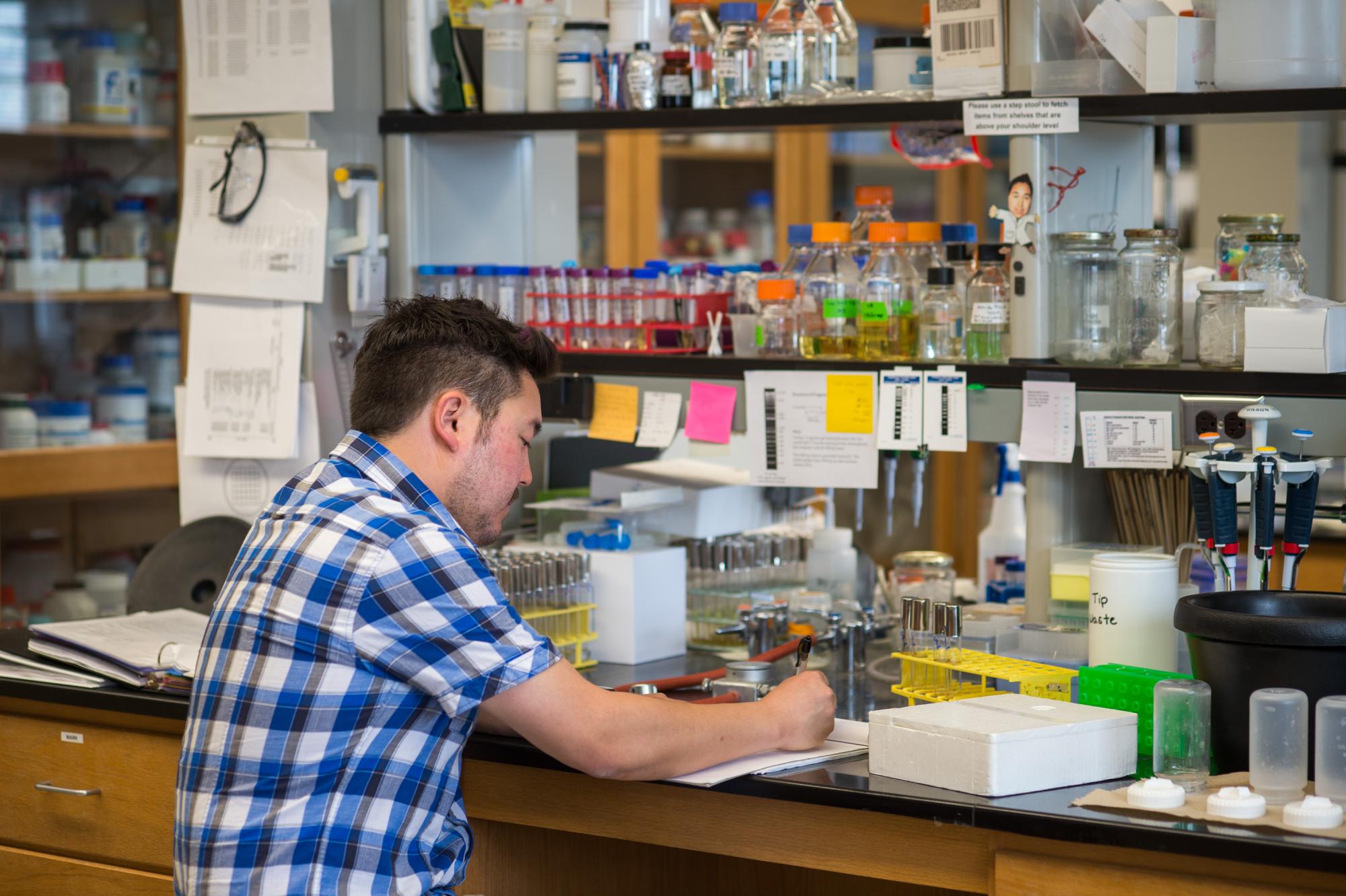 Students in lab